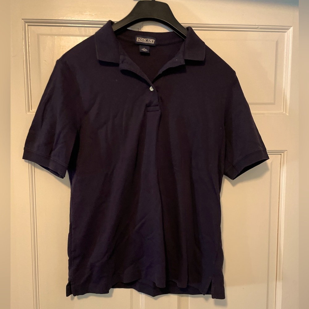 Xl navy polo lands end